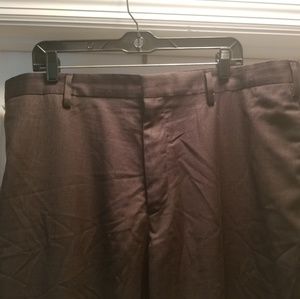 Brown tweed dress pants